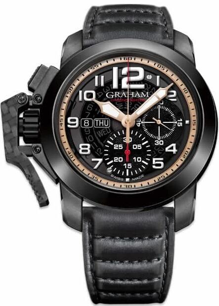 Graham Chronofighter Target Steel Black Dial 2CCAU.B31A Replica Watch